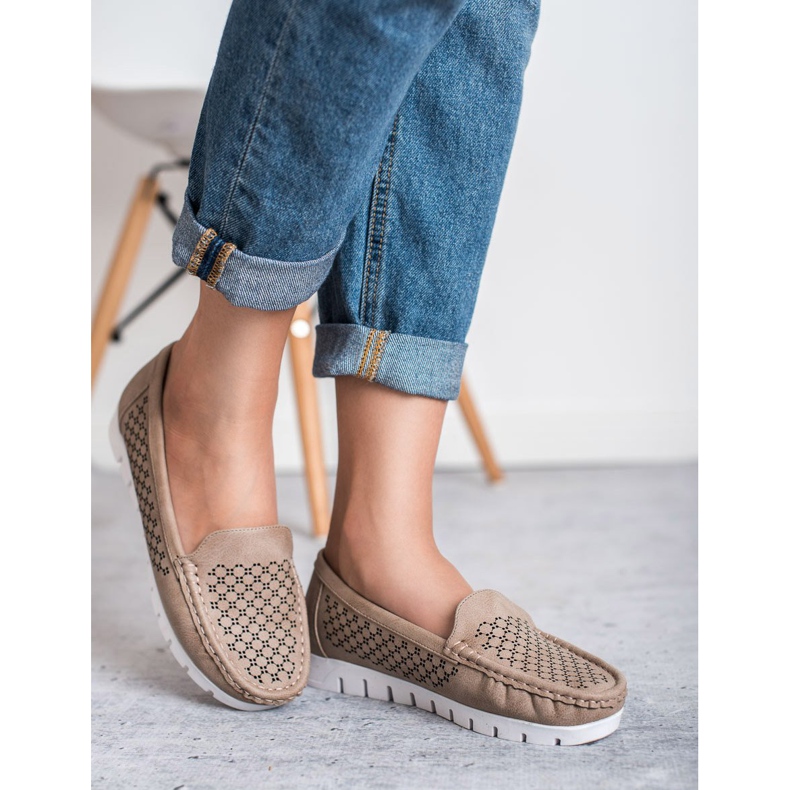 Vinceza Beige loafers 1