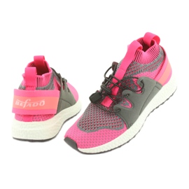 Befado barnskor 516X030 orange rosa grå 4