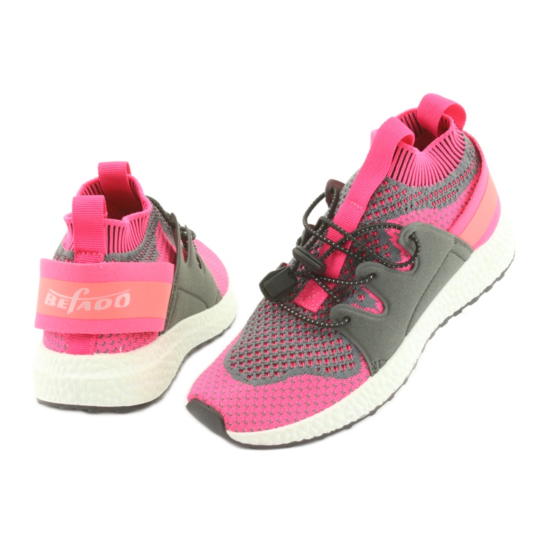 Befado barnskor 516X030 orange rosa grå 4