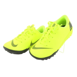Nike Mercurial VaporX 12 Academy Tf Jr AH7353-701 fotbollsskor gul 3