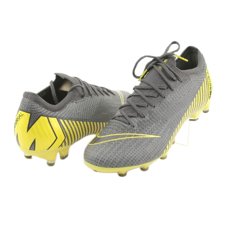 Nike Mercurial Vapor 12 Elite Ag Pro M AH7379-070 fotbollsskor grå 3