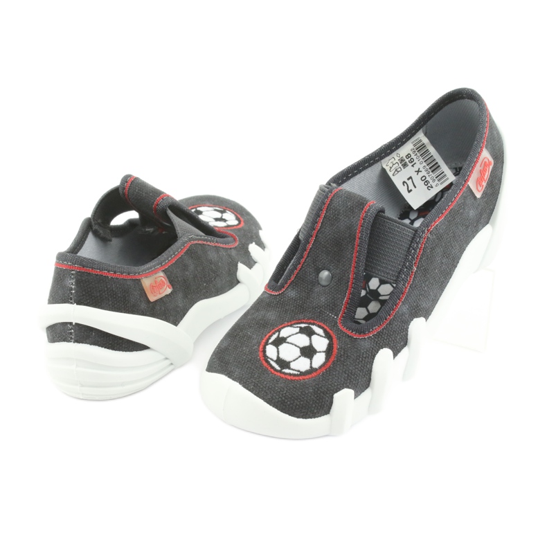 Befado barnskor 290X168 röd grå 3