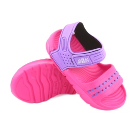 Aqua-speed Noli sandaler rosa och lila färg 39 purpur 3