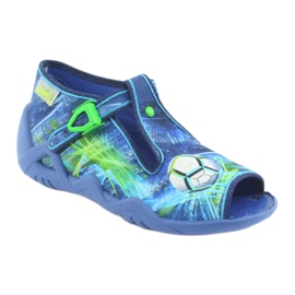 Befado barnskor 217P098 blå grön 1