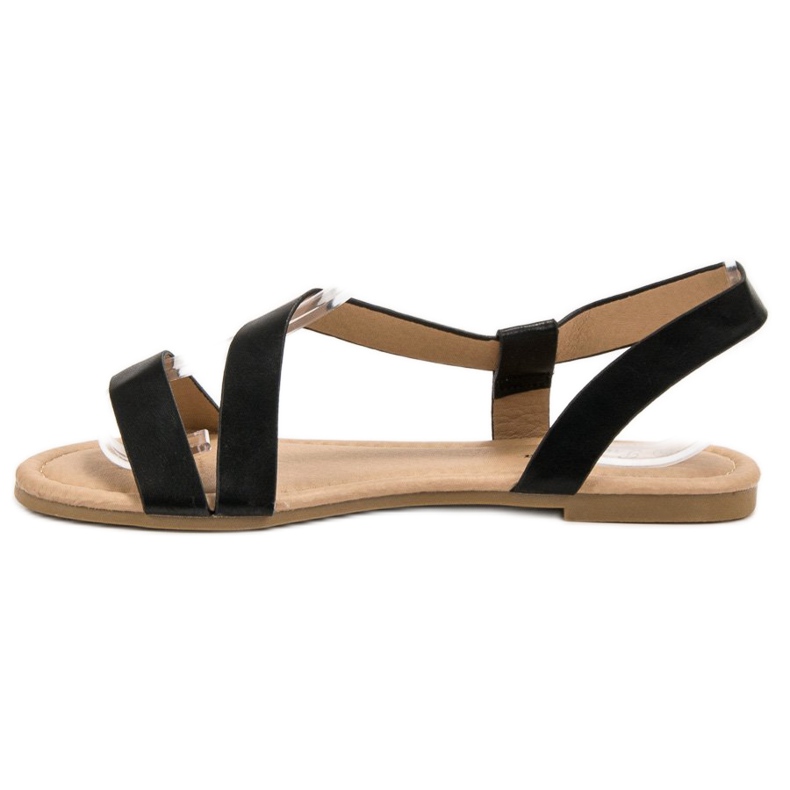 Primavera Slip-on platta sandaler svart 1