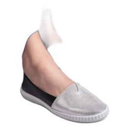 Mckeylor Fashionabla Slip On -sneakers svart grå 1