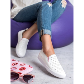 Mckeylor Openwork Slipons vit 1