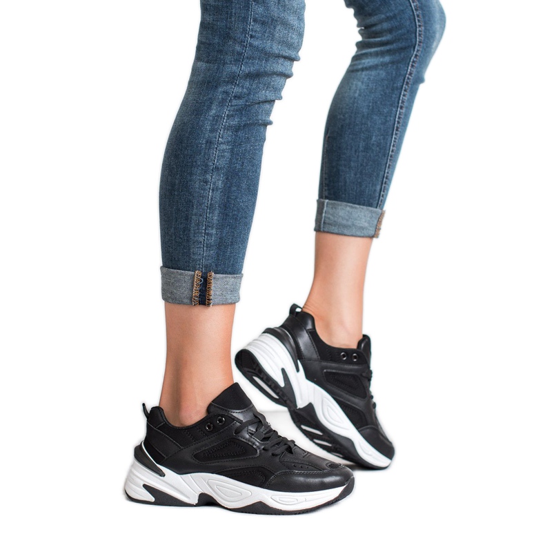 SHELOVET Svarta sneakers 2
