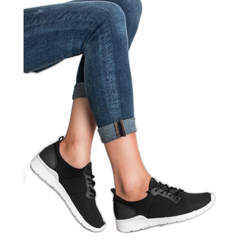 SHELOVET Slip-on sportskor svart 2