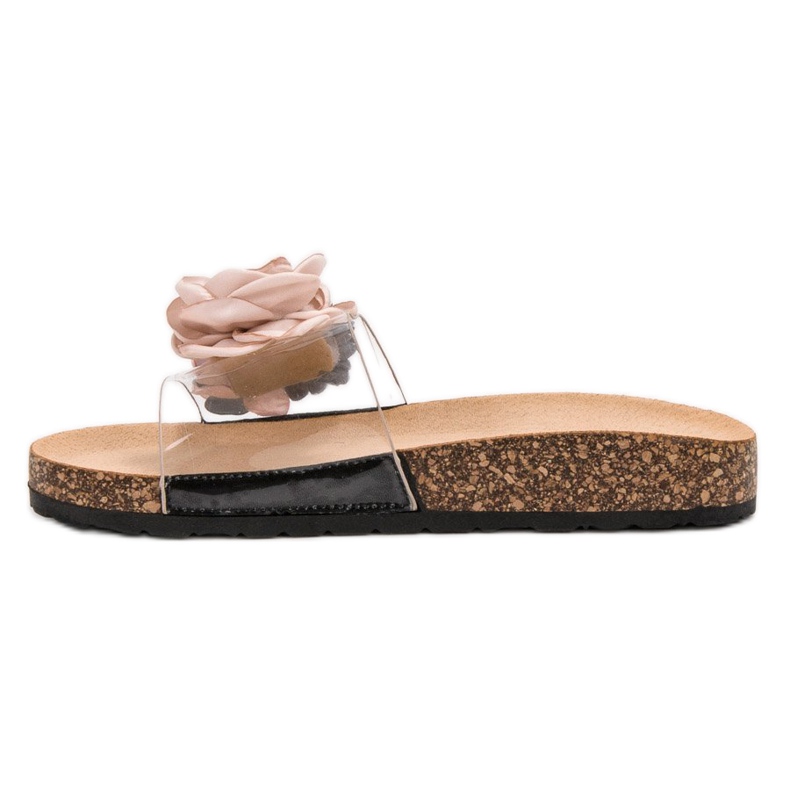 Super Me Tofflor Med Blommor brun mångfärgad 2