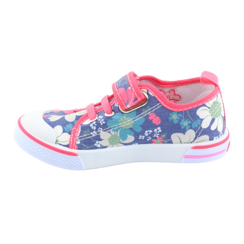 Sneakers Usta American Club läderinsats röd blå mångfärgad 2