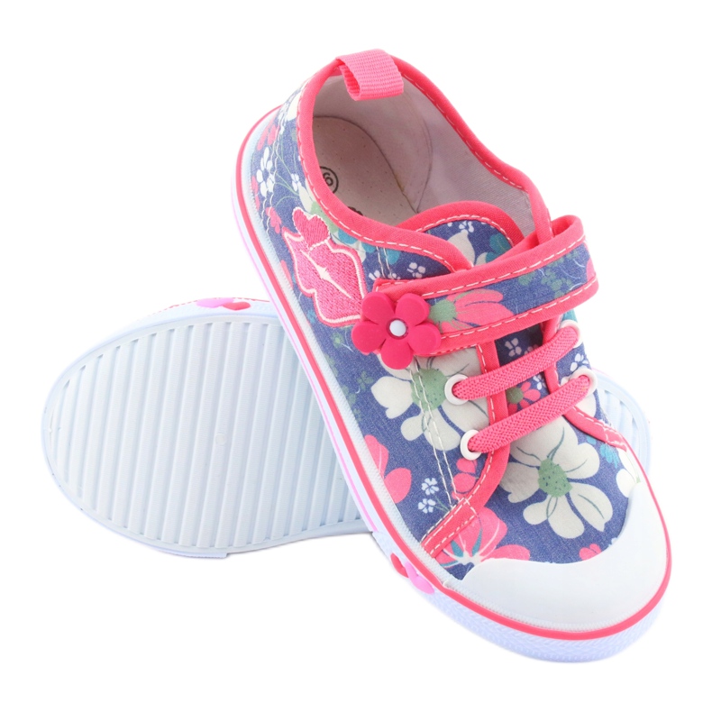 Sneakers Usta American Club läderinsats röd blå mångfärgad 3