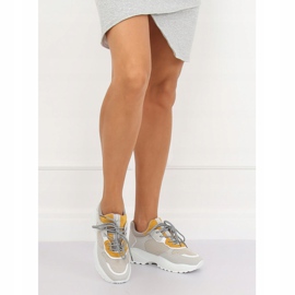 Grå BL170P Gula sportskor 1