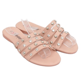 Rosa kvinnors rosa tofflor DD83P Rosa 1