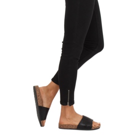 Svarta damas tofflor PK44491 Svart 1