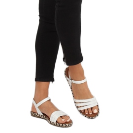 Vita damsandaler M531 Vit 1