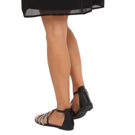 Svarta damsandaler LL6339 Svart 1