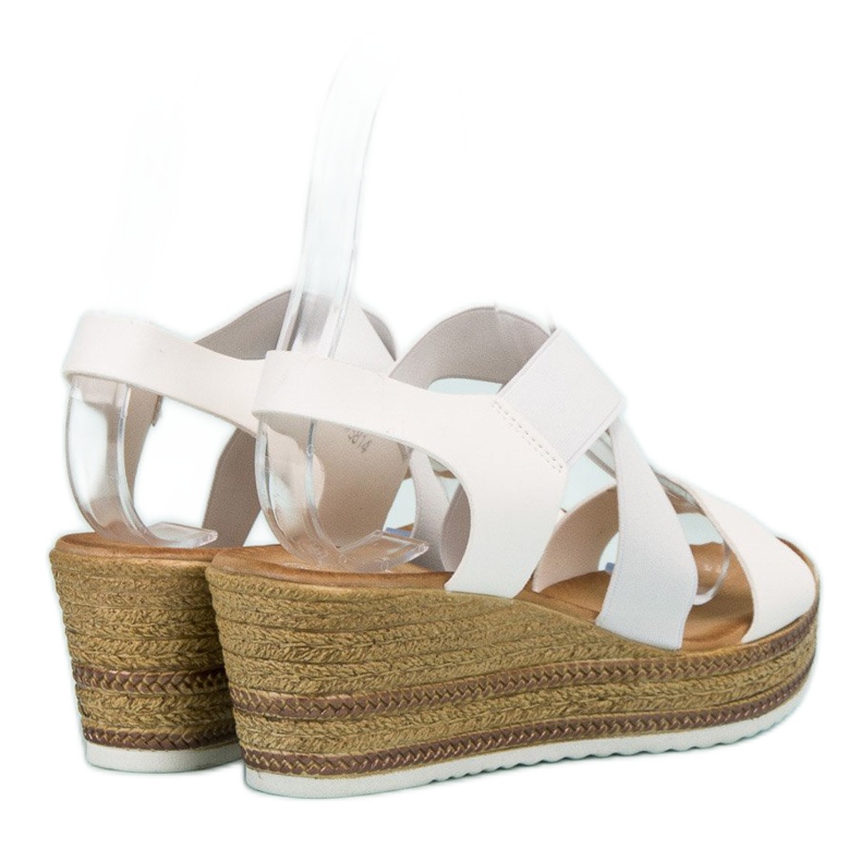 Flyfor Lätta slip-on sandaler vit 1