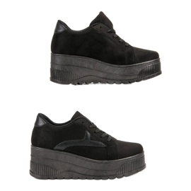 SHELOVET Svarta skor på plattformen 1