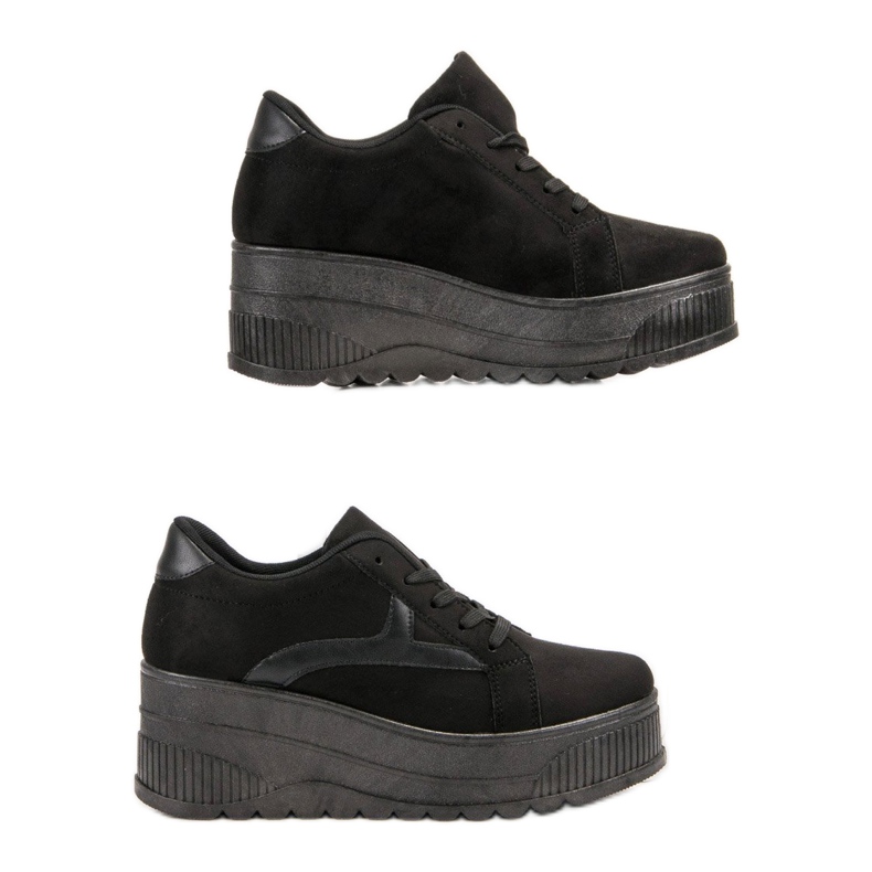 SHELOVET Svarta skor på plattformen 1