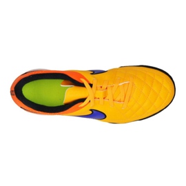 Nike Tiempo Rio Ii Tf Jr 631524-858 fotbollsskor mångfärgad orange 1