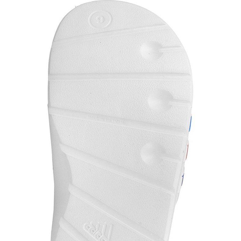 Adidas Duramo Slide M U43664 tofflor vit röd blå 1