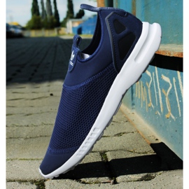 Adidas Originals Zx Flux Smooth Slip On W S78958 skor marinblå 1