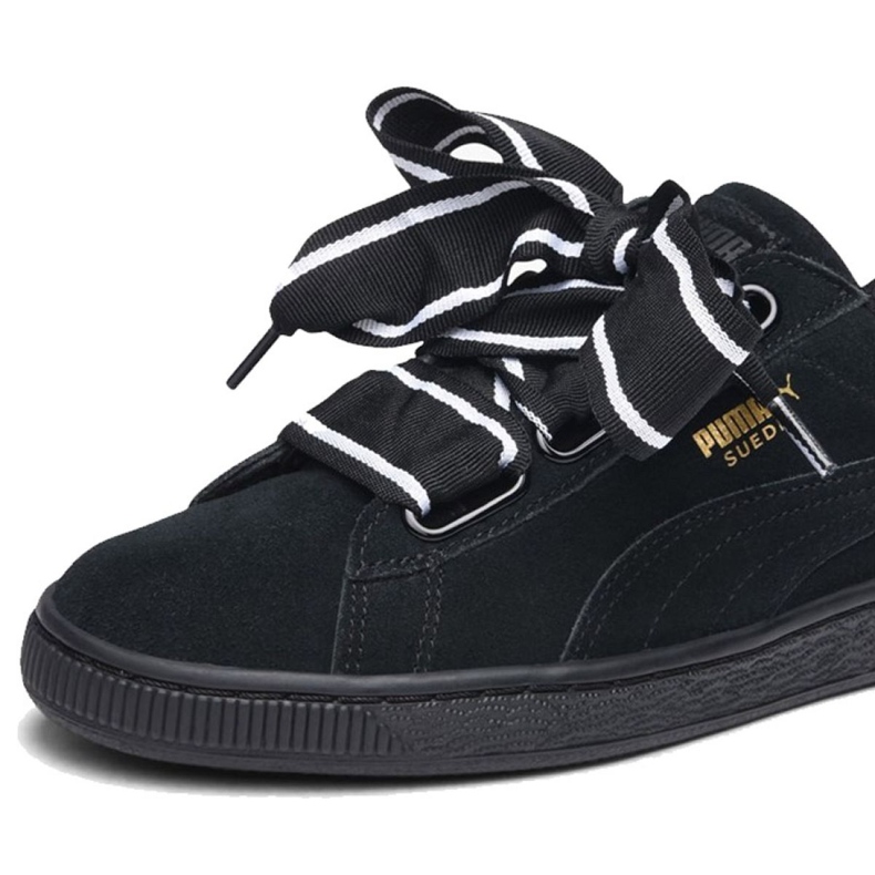 Puma Suede Heart Satin Ii W 364084 01 svart 2