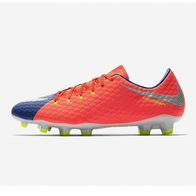 Nike Hypervenom Phelon Iii Fg M 852556-409 fotbollsskor svart, lila, orange orange 1