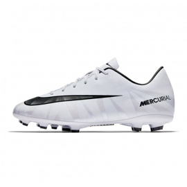 Nike Mercurial Victory Vi CR7 Fg Jr 852489-401 fotbollsskor vit 1