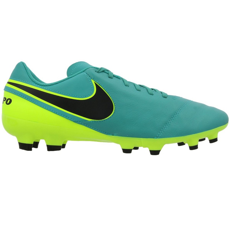 Nike Tiempo Genio Ii Fg M 819213-307 fotbollsskor svart blå 1