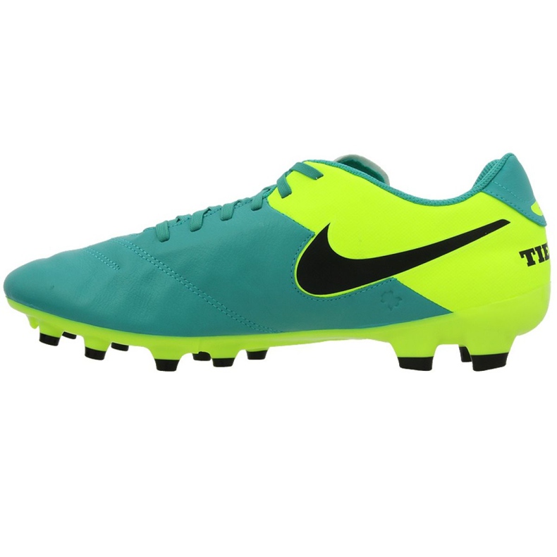 Nike Tiempo Genio Ii Fg M 819213-307 fotbollsskor svart blå 2