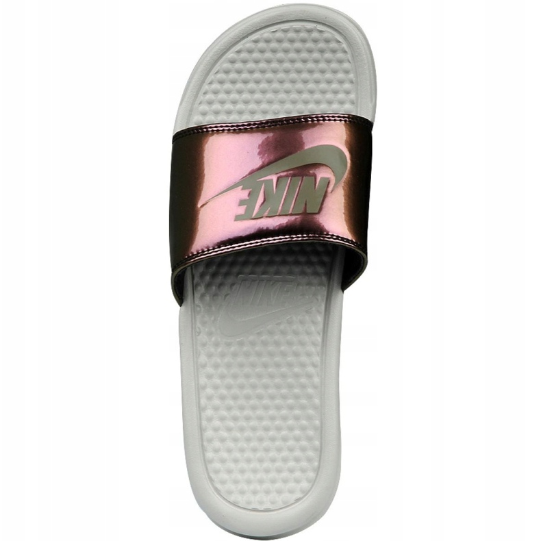 Nike Sportswear Benassi Just Do It Print W 618919-013 beige brun 1