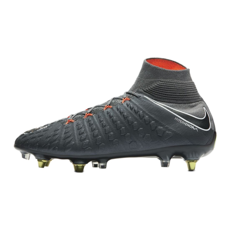 Nike Hypervenom Phantom 3 Elite Df Fg Ac M AH7269-081 fotbollsskor grå grå 1
