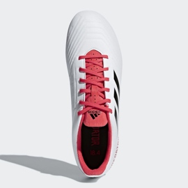 Adidas Predator 18.4 FxG M CM7669 fotbollsskor mångfärgad vit 2