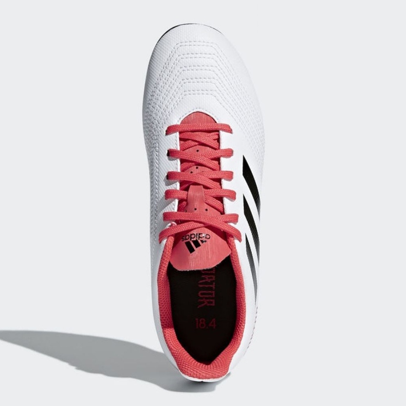 Adidas Predator 18.4 FxG Jr CP9241 fotbollsskor mångfärgad vit 2