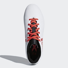 Adidas X 17.4 FxG Jr CP9015 fotbollsskor mångfärgad vit 1