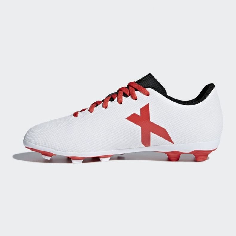 Adidas X 17.4 FxG Jr CP9015 fotbollsskor mångfärgad vit 2