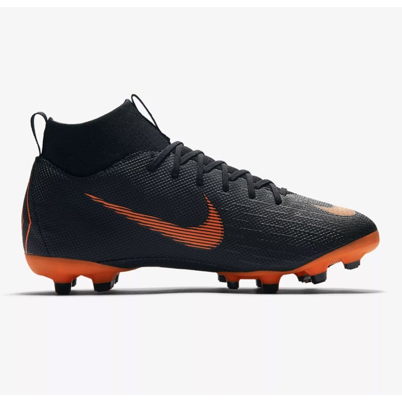 Nike Mercurial Superfly 6 Academy Gs Mg Jr AH7337-081 fotbollsskor svart svart 1