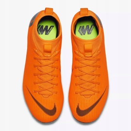 Nike Mercurial Superfly 6 Academy Gs Mg Jr AH7337-810 fotbollsskor mångfärgad orange 2
