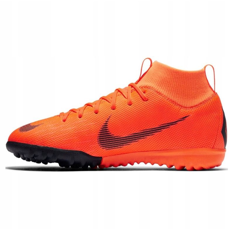 Nike Mercurial SuperflyX 6 Academy Gs Tf Jr AH7344-810 fotbollsskor orange orange 1