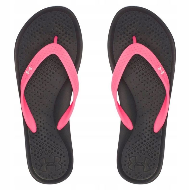 Under Armour Atlantic Dune W 1252540-006 tofflor svart rosa 1