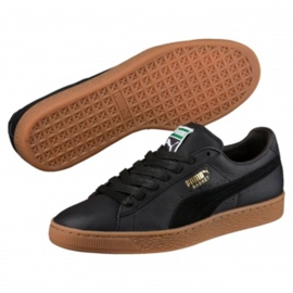 Puma Basket Classic Gum Deluxe M 365366 02 svart 1