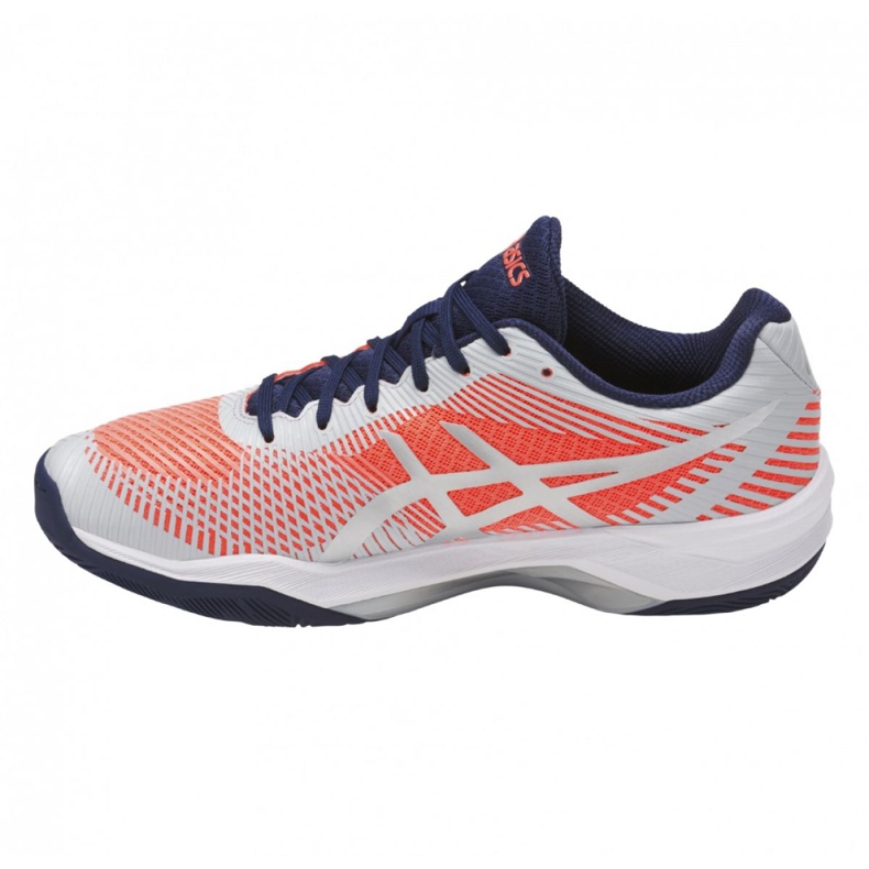 Asics Volley Elite Ff W B751N-0696 volleybollskor vit orange 1