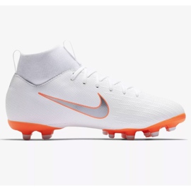 Nike Mercurial Superfly 6 Academy Gs Mg Jr AH7337-107 fotbollsskor mångfärgad vit 1