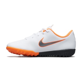 Nike Mercurial VaporX 12 Academy Tf Jr AH7353-107 fotbollsskor mångfärgad vit 2