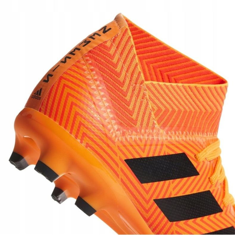 Adidas Nemeziz 18.3 Fg Jr DB2352 fotbollsskor mångfärgad orange 2