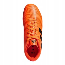 Adidas Nemeziz 18.4 FxG Jr DB2355 fotbollsskor mångfärgad orange 2