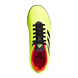 Adidas Predator Tango 18.4 Tf Jr DB2340 fotbollsskor gul gul 1