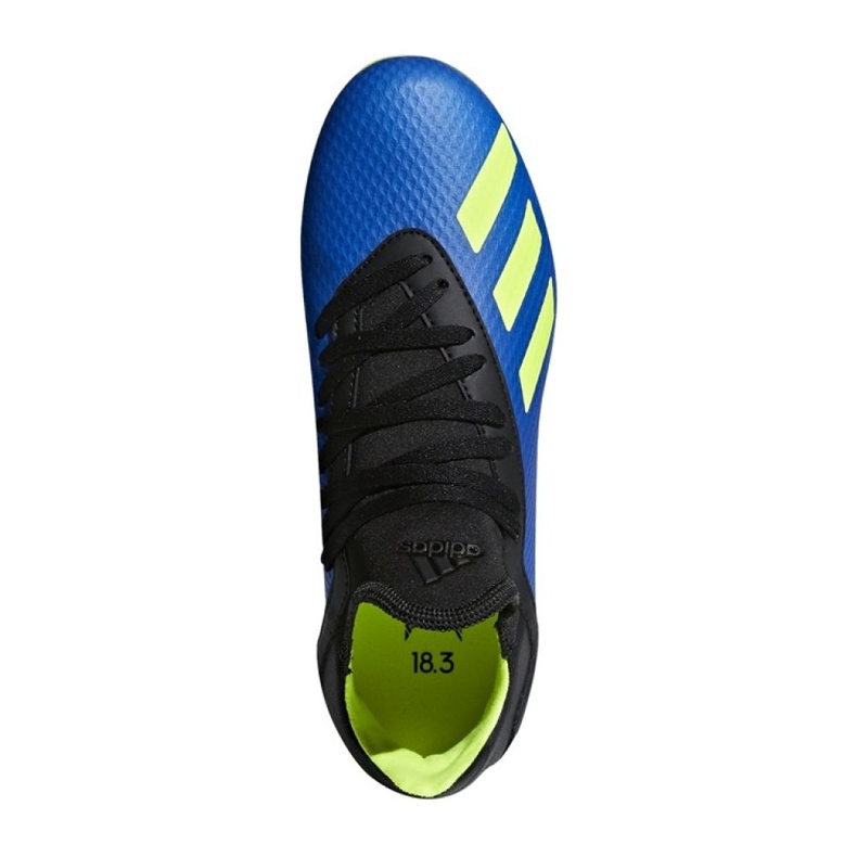 Adidas X 18.3 Fg Jr DB2416 fotbollsskor marinblå blå 1